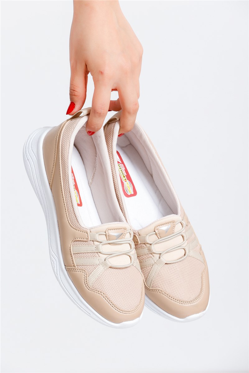Women's Ballerina Shoes 2090 - Beige #393298