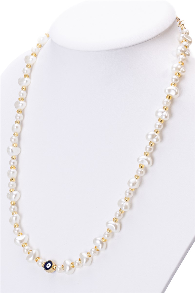 Women's Pearl Necklace - White #363293