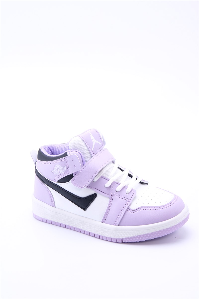 Children's Velcro Sports Shoes 7169 - Purple #364169