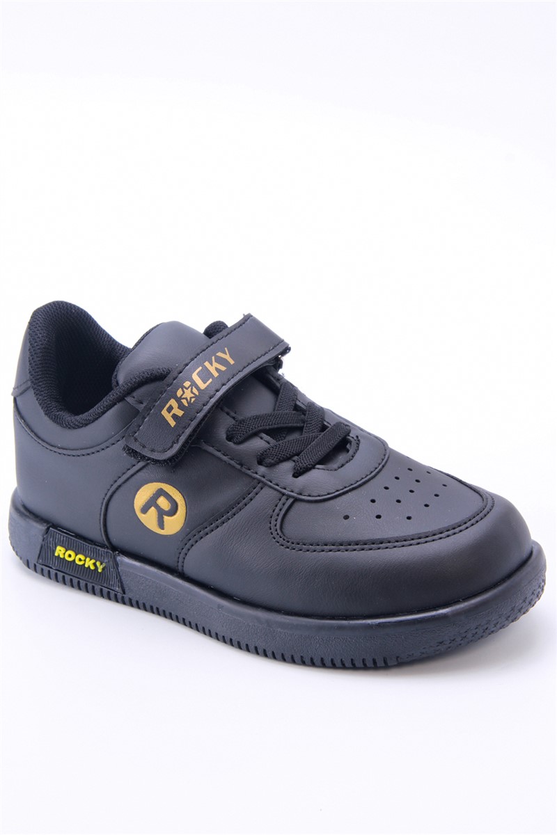 Kids Velcro Sports Shoes EZ6565 - Black #361046