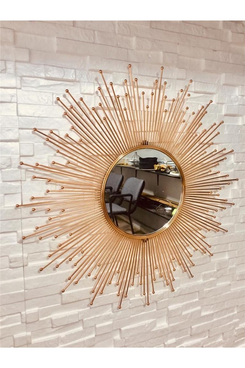 Specchio decorativo da parete 024 77x77 cm - Colore rame #365621