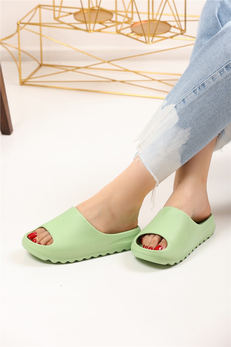 Women's Slippers SM9921 -Green #361144