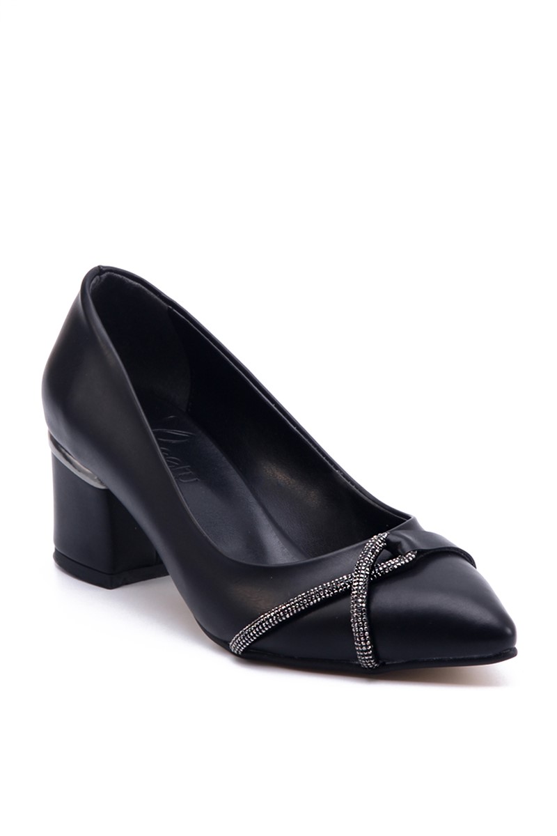 Women's Genuine Leather Shoes 2006 - Black #360099