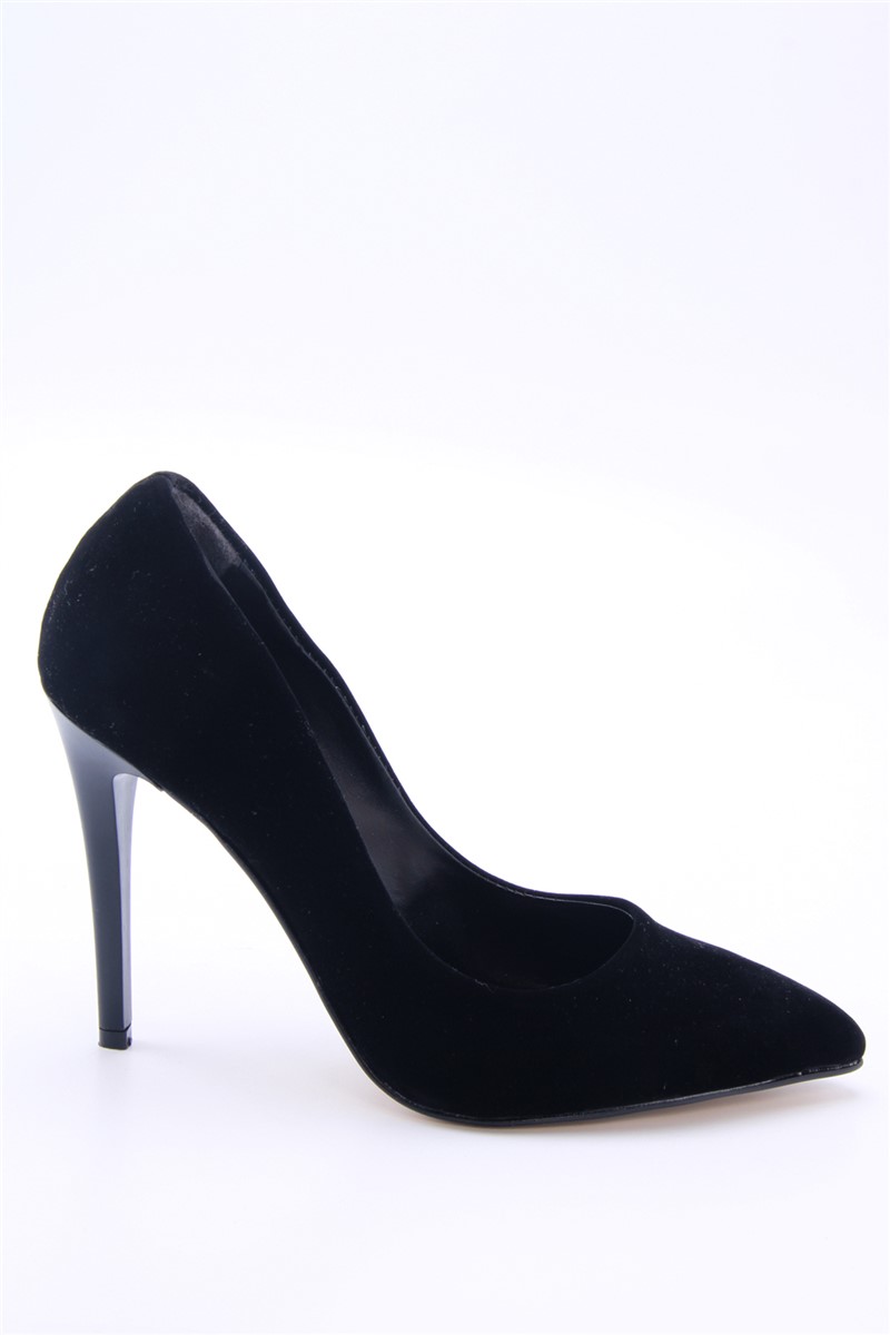 Sapatos de Salto Elegantes Femininos 7040 - Preto #360528