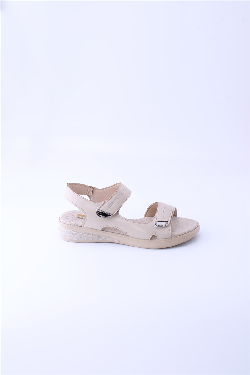 Sandali casual da donna 7137 - Beige chiaro #360635