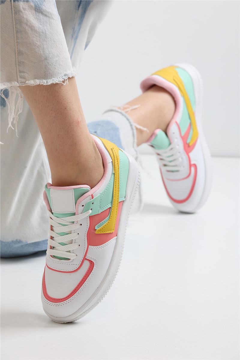 Women's Lace Up Sports Shoes 2290 - Multicolor #366351