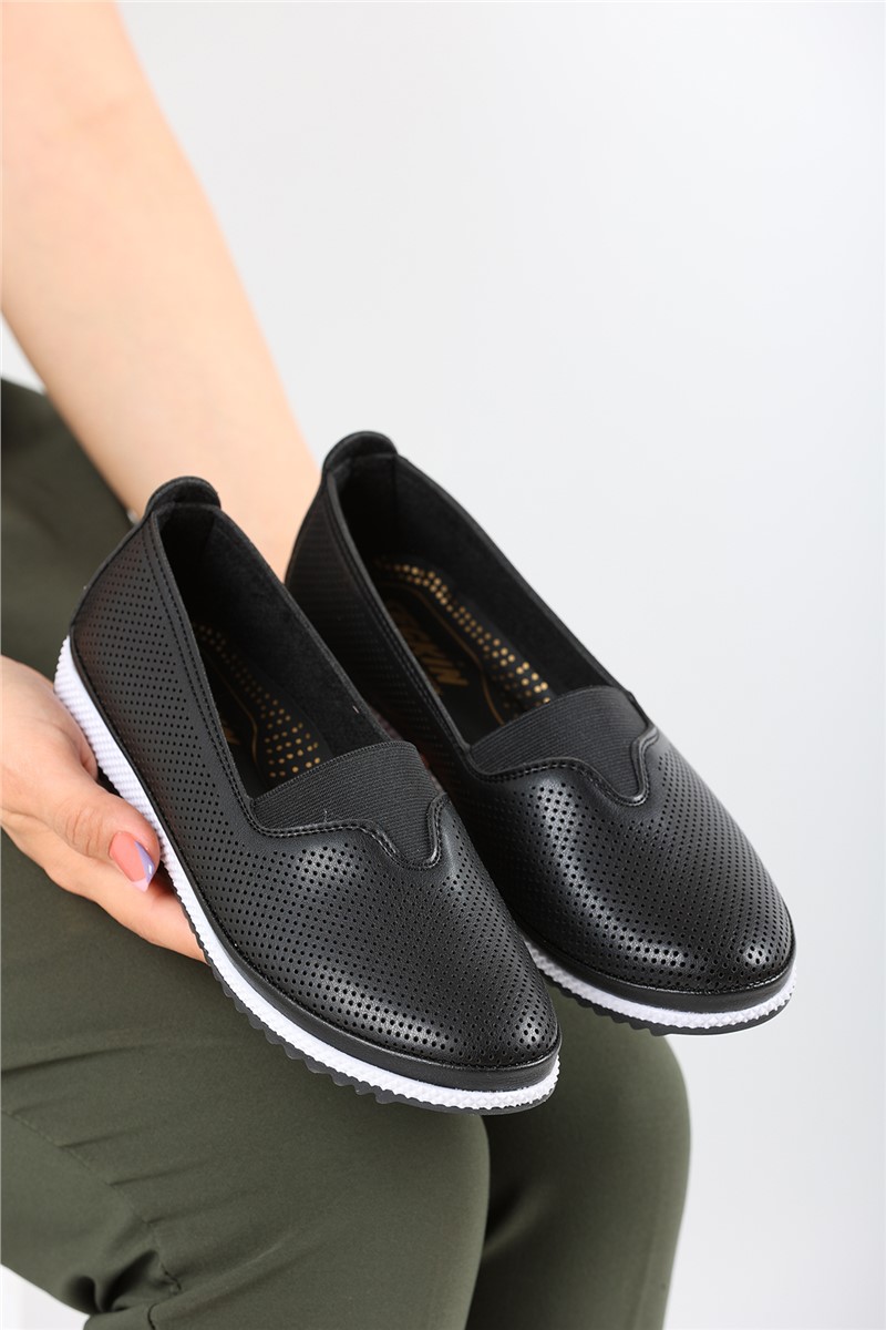 Women's Casual Shoes 8090 - Black #360716