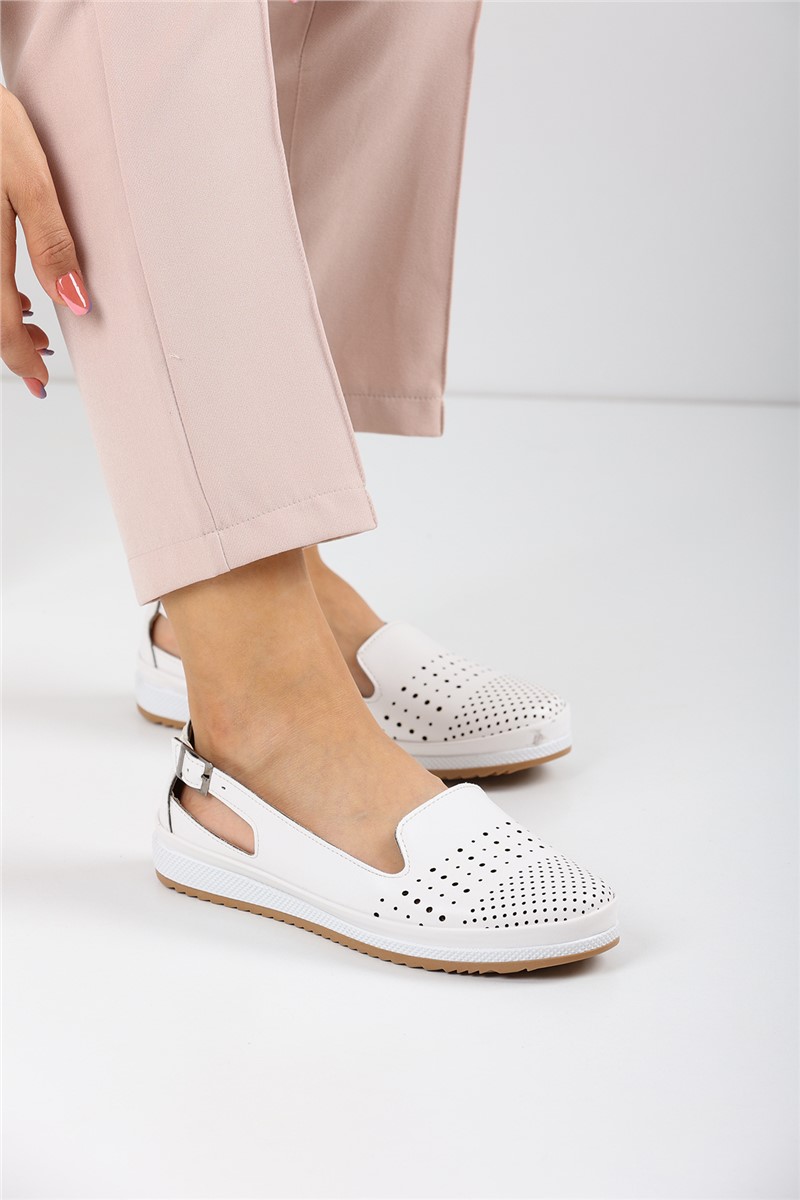 Ženske svakodnijevne cipele 7035 - bijele #360507