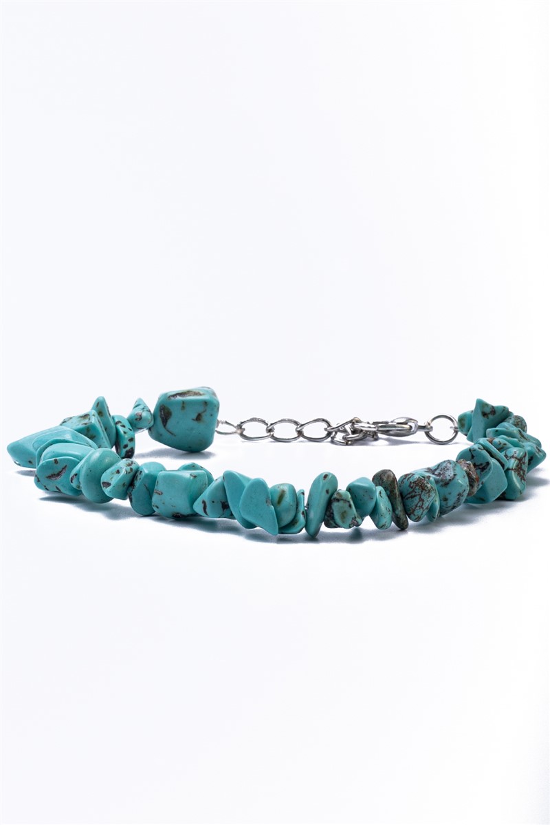 Bracciale da donna in pietra naturale Turchese - Azzurro #363310