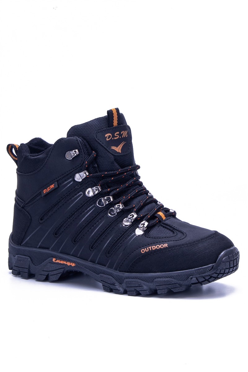 DSM2 Unisex planinarske čizme - crne s narančastom #364308