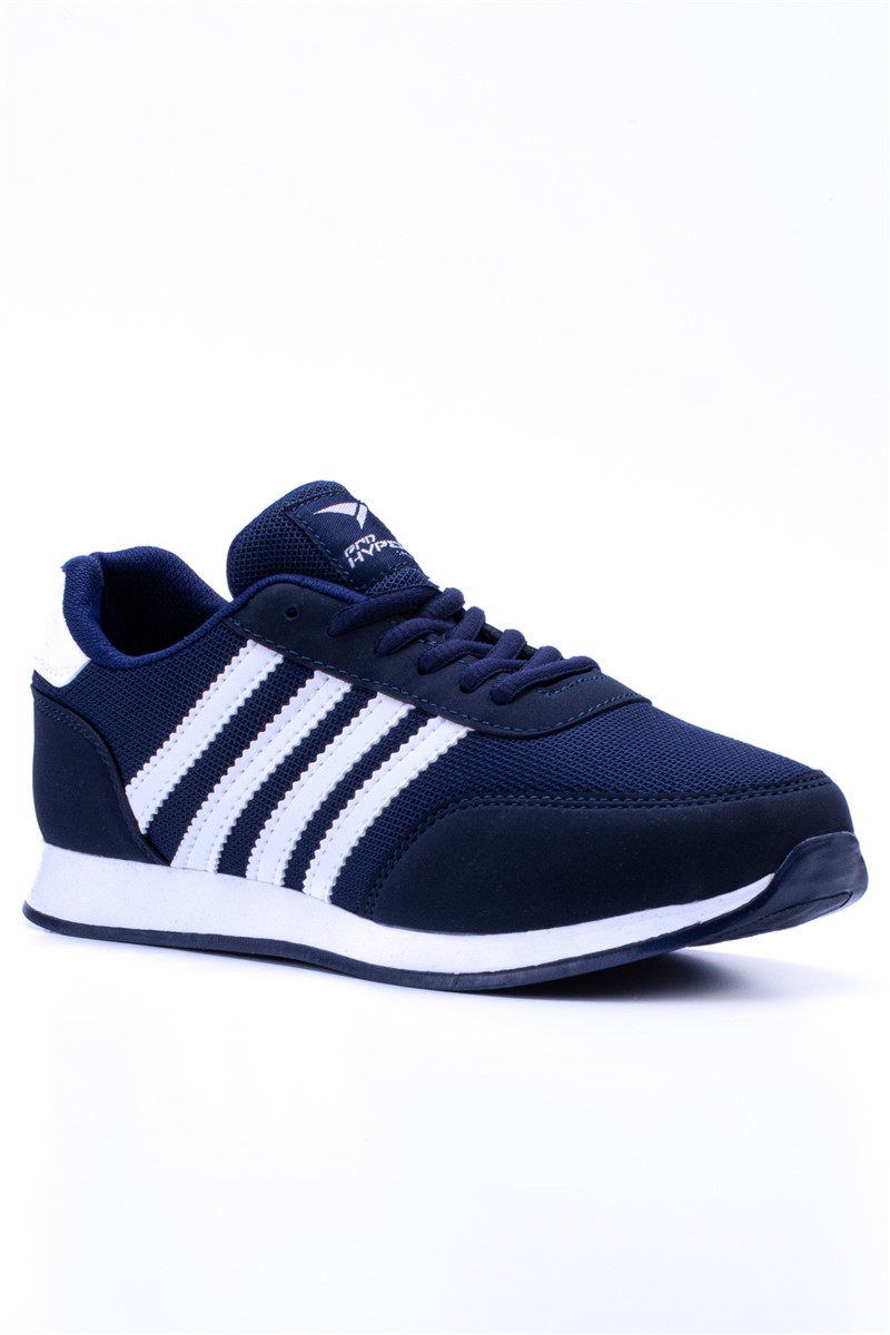 Unisex 1802 Lace Up Sports Shoes - Dark Blue #371750