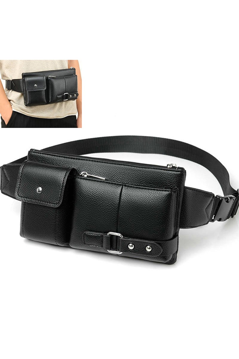 Men's waist bag - Black 20230704130