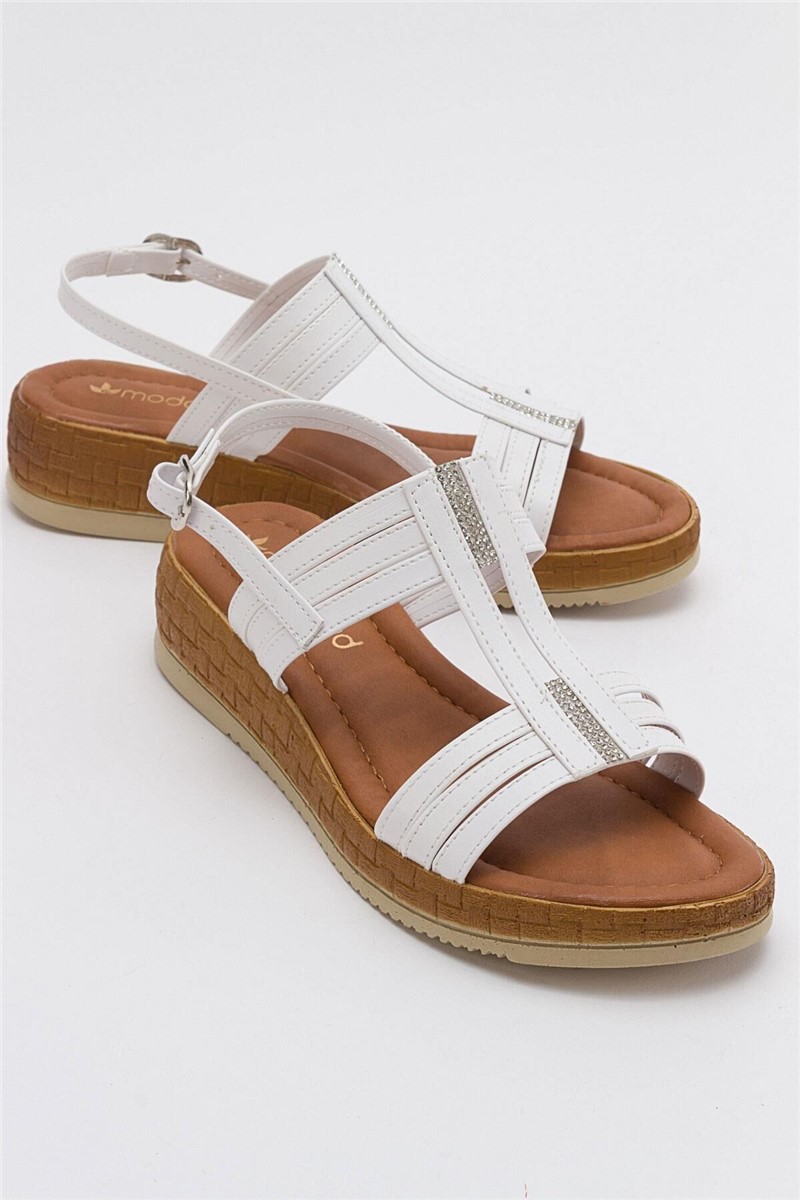 Women's Casual Sandals - White #382915