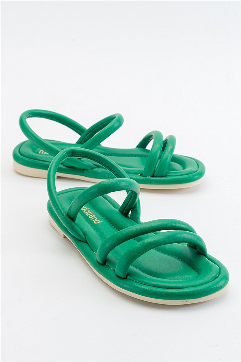 Ženske svakodnijevne sandale - zelene #371252