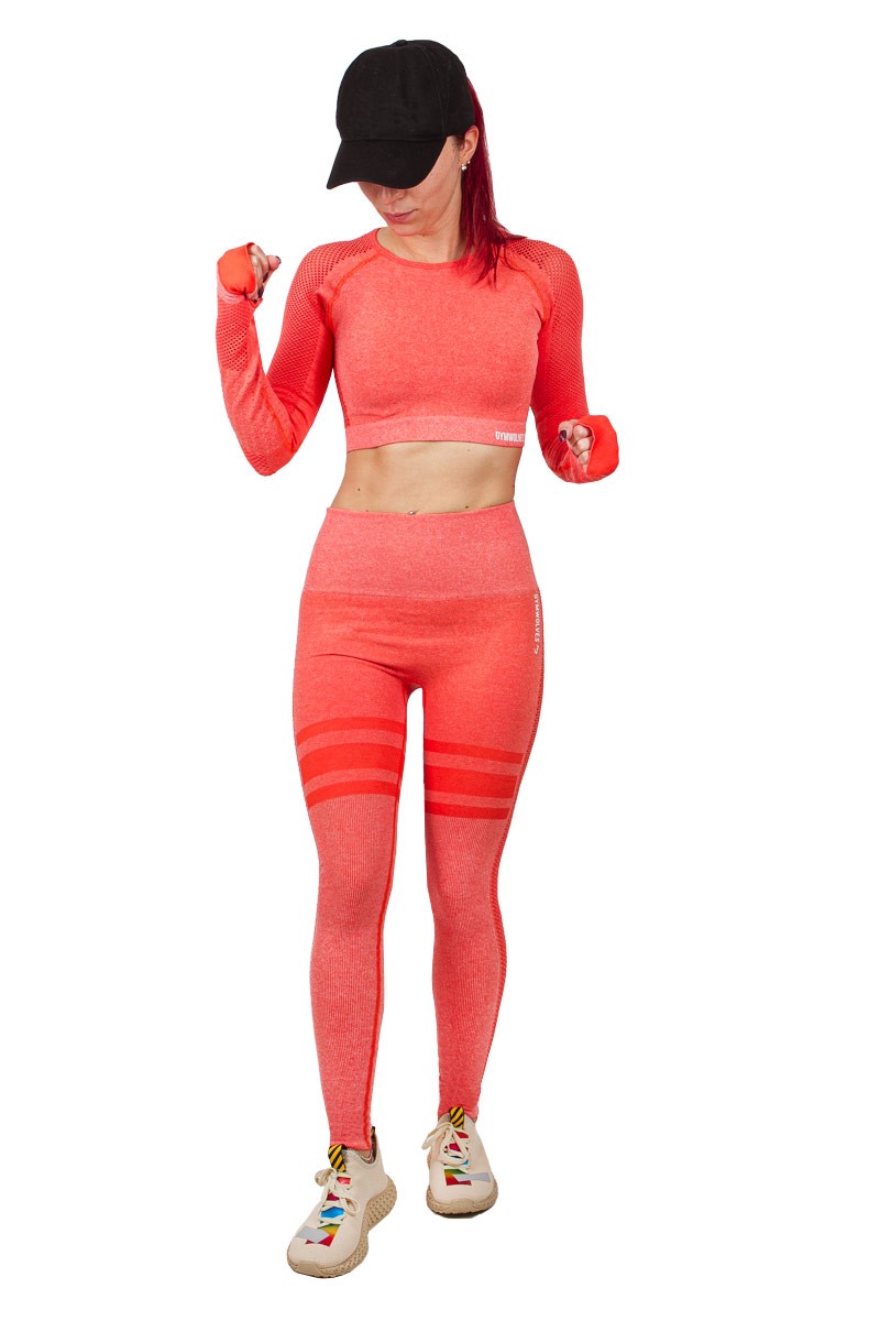 Set sportivo femminile Gymwolves - Coral 9979297