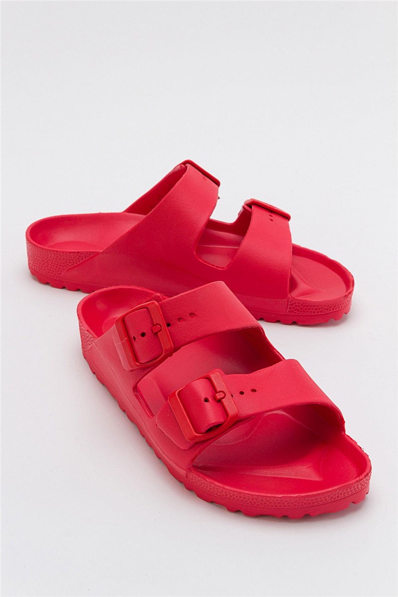 Women's Casual Slippers - Red #382853