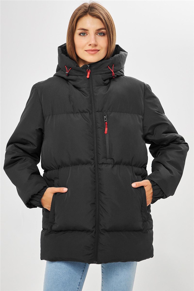 Women's Waterproof and Windproof Jacket DBDM-400 - Black #408825