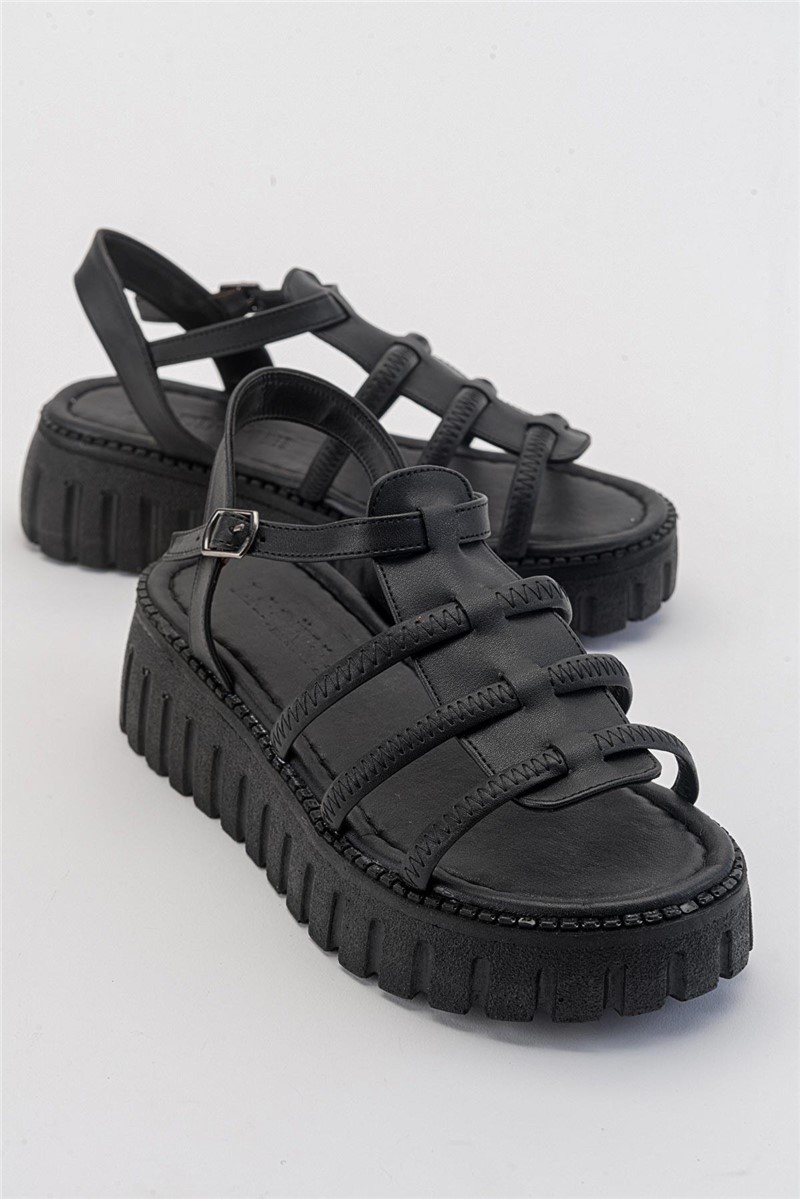 Women's Casual Sandals - Black #381872