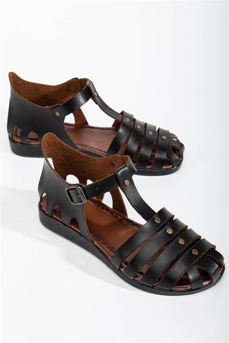 Women's Casual Sandals - Black #366129