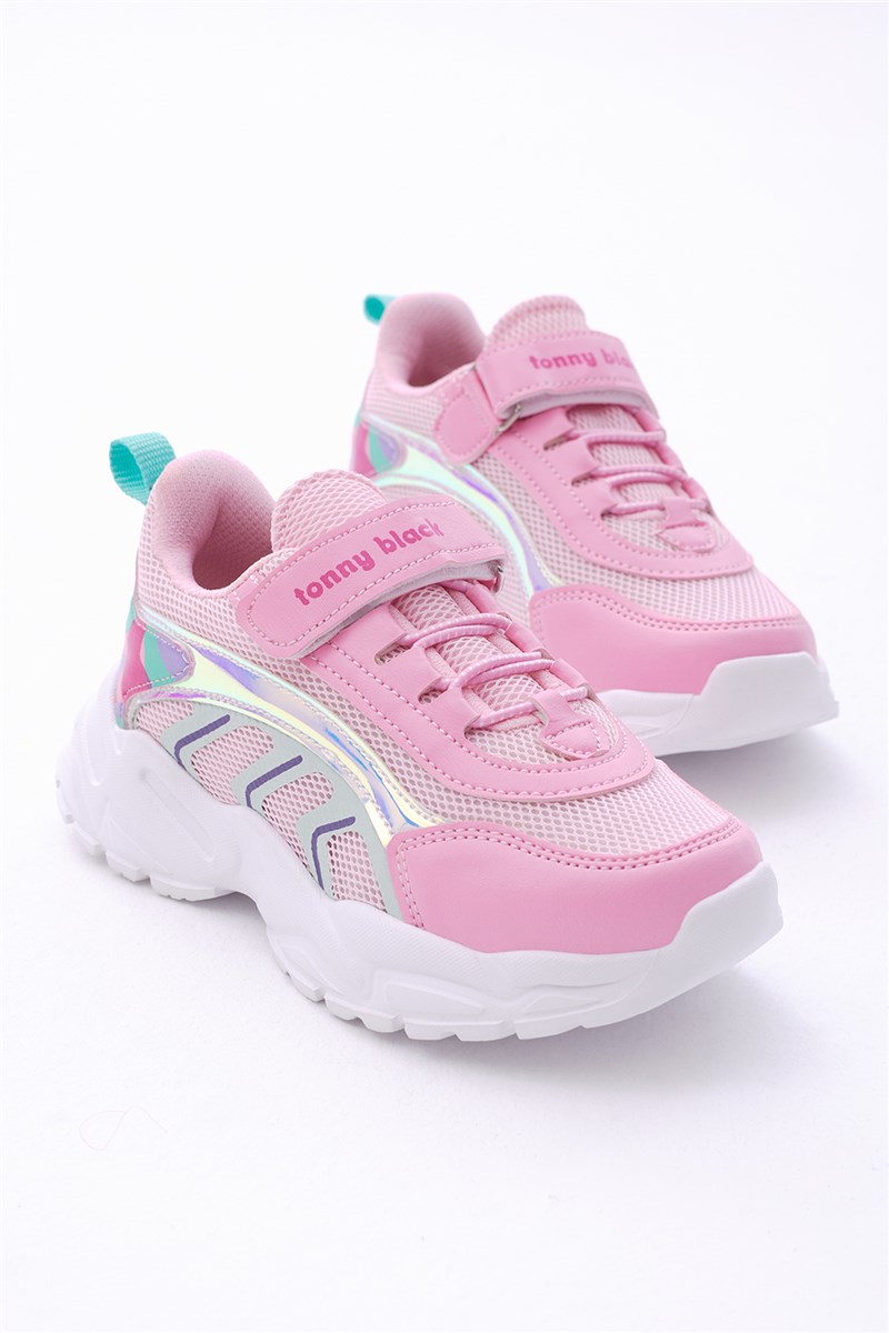 Unisex children's sneakers - Pink #400620
