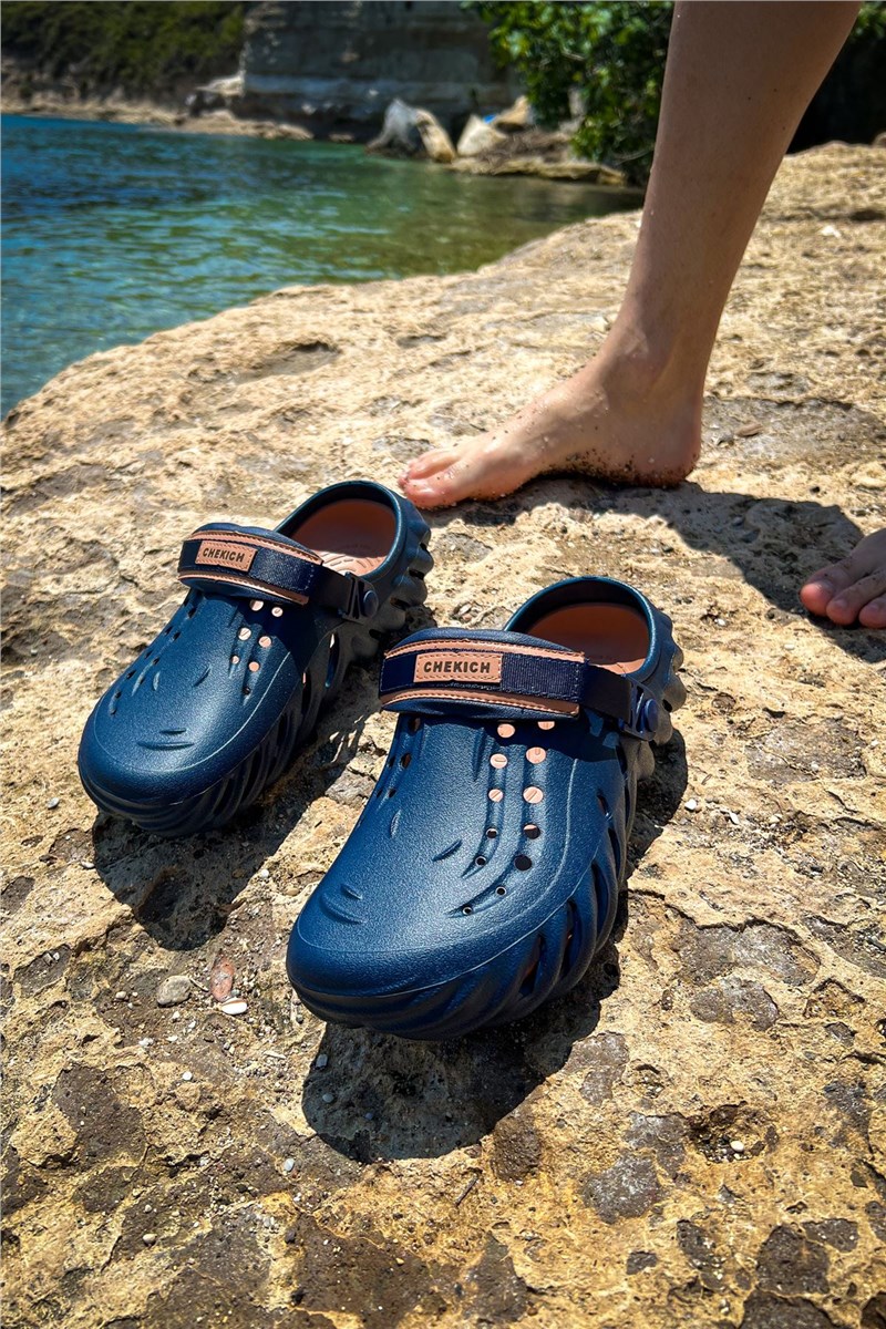 Men's Slippers CH1070 - Navy Blue #385144