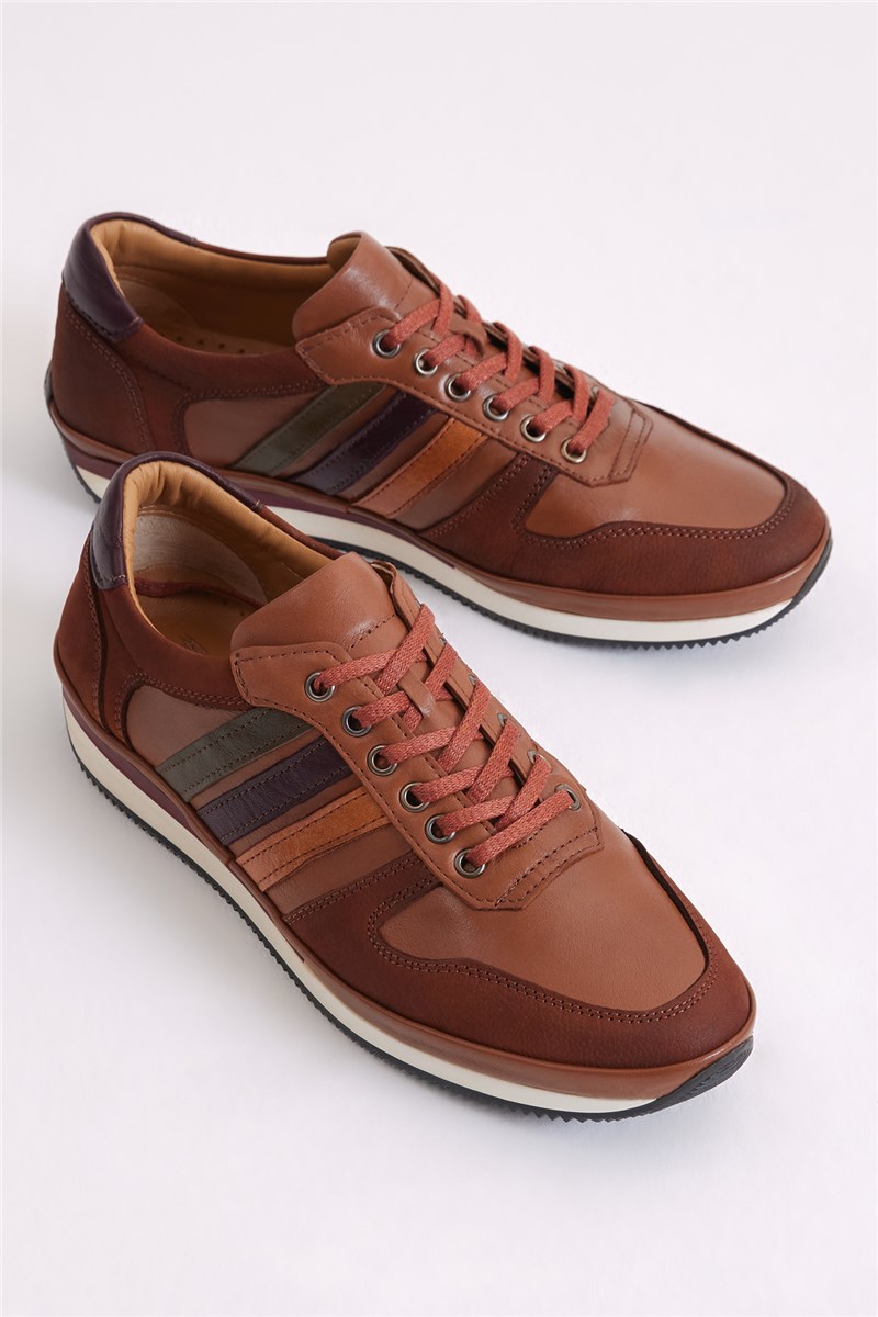 Men's sports shoes made of genuine leather - Taba #401353