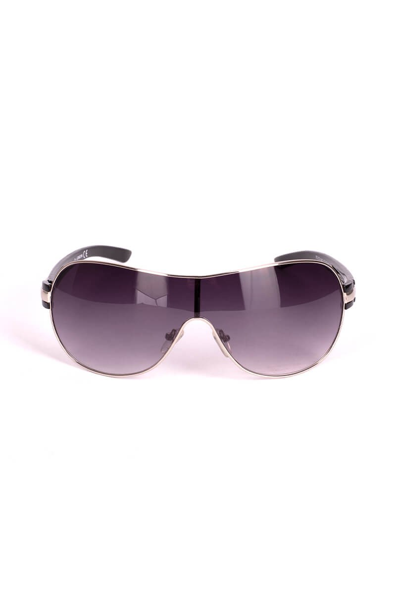 Unisex Sunglasses Yl12-142 C1 - Black #85909