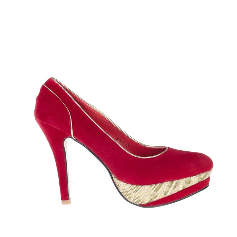 Pantofi de damă 674 roșii
