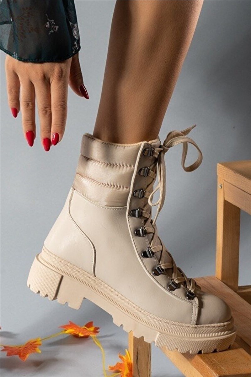 Women's Casual Boots - Beige #384708