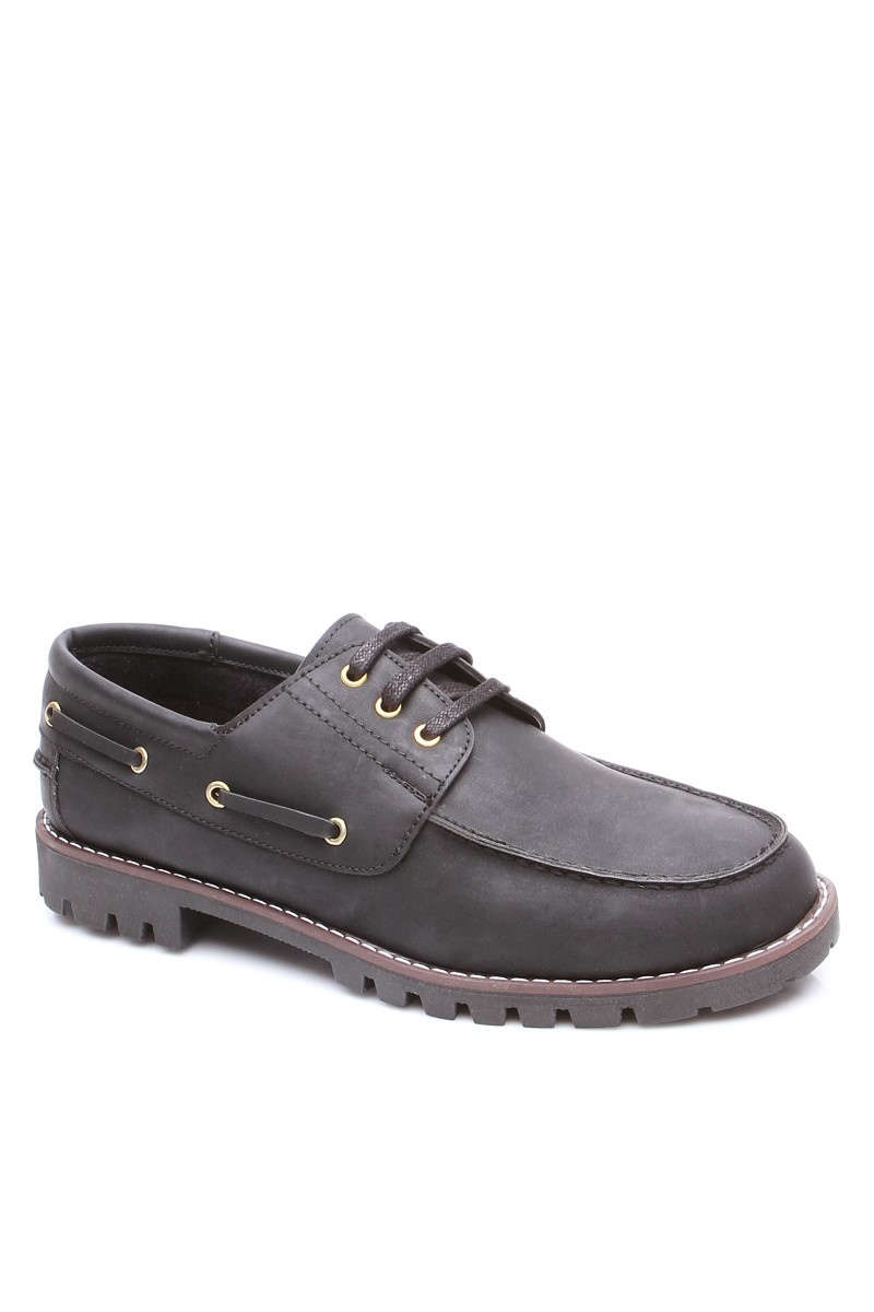 Czarne buty męskie 921-6