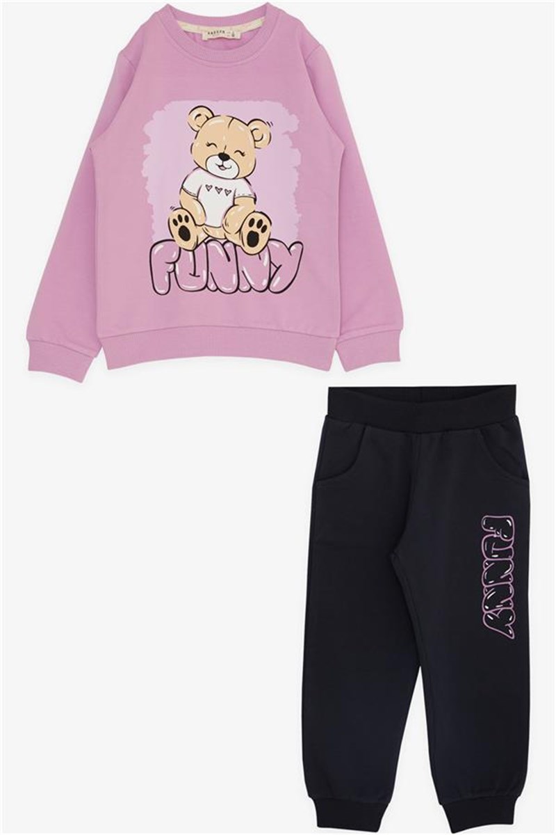 Set sportivo per bambini per ragazze - Viola chiaro #410422