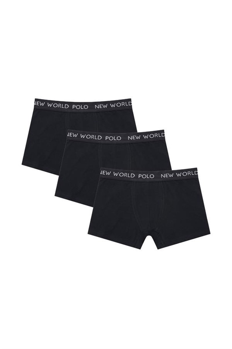 Slim-Fit-Boxershorts für Herren 23SSM1001 – Schwarz #385734