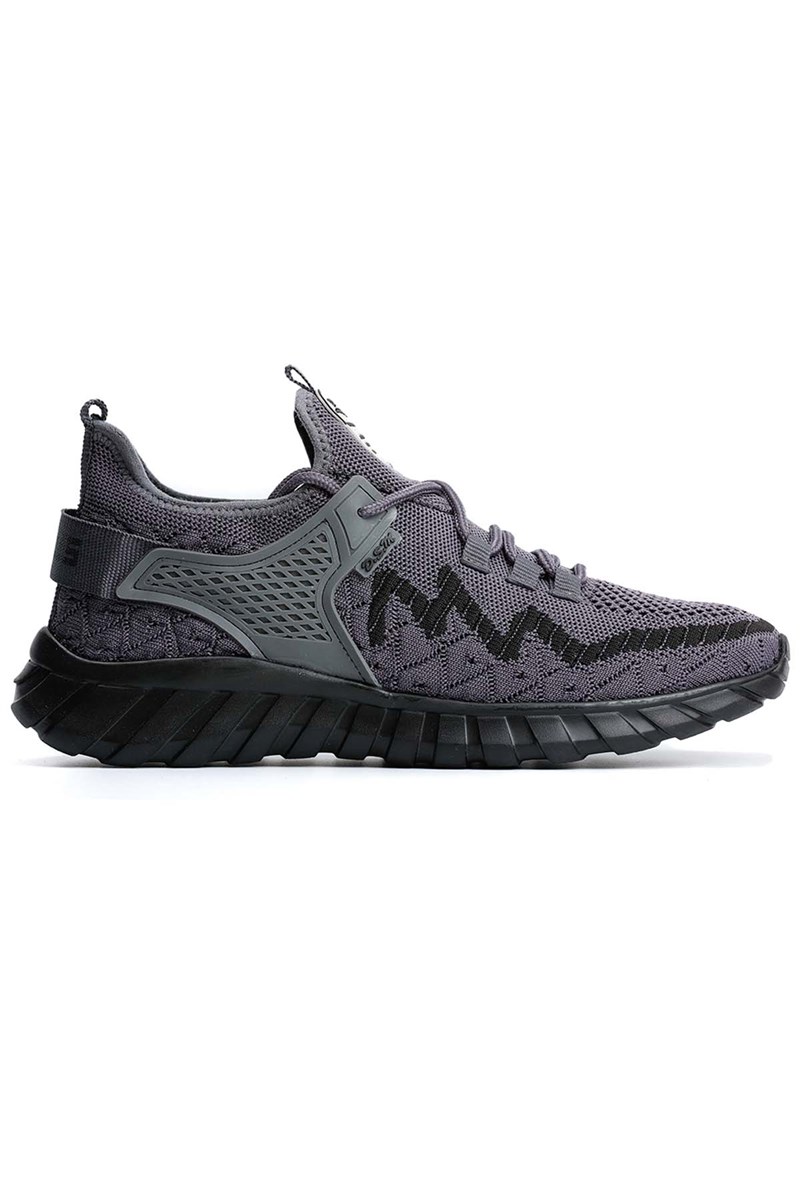 Unisex Textile Sports Shoes DSM7184 - Smoke Gray #402823