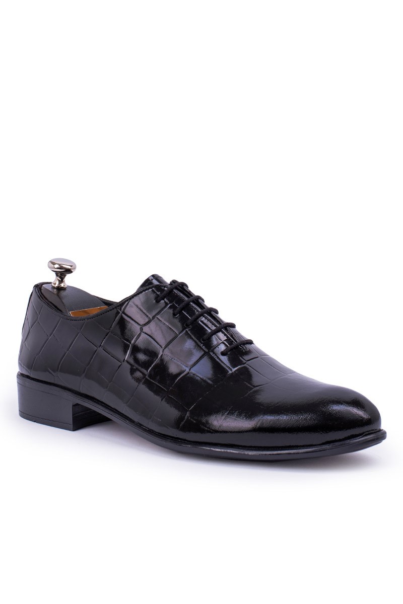ALEXANDER GARCIA Pantofi formali din piele naturală pentru bărbați - negri 20230321167