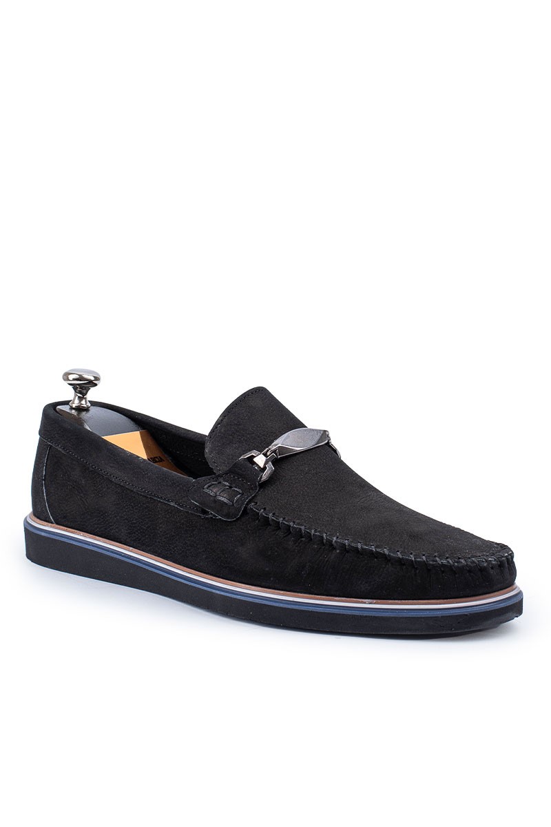 ALEXANDER GARCIA Sapatos masculinos de nobuck natural - pretos 20230321077