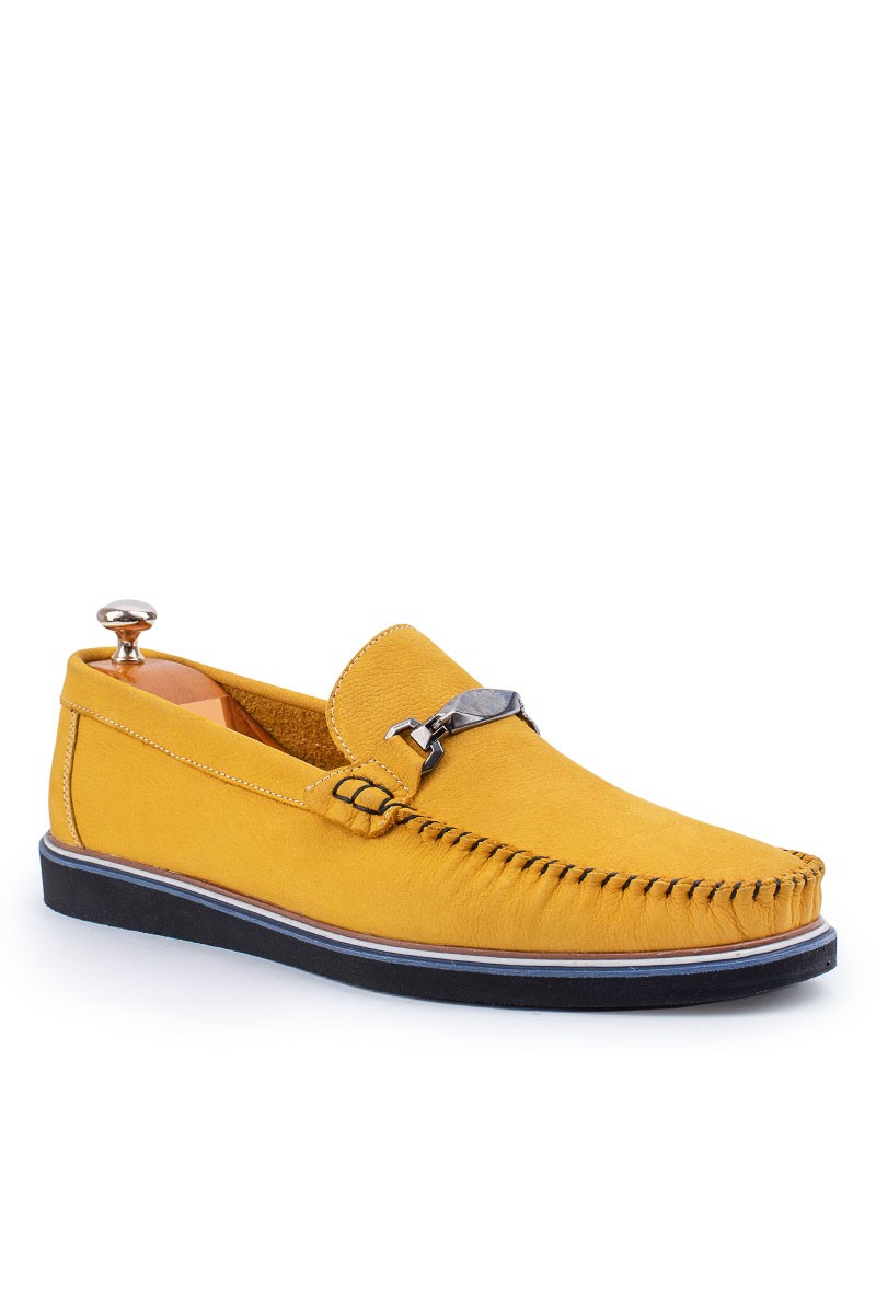 ALEXANDER GARCIA Men's Natural Nubuck Shoes - Yellow 20230321078