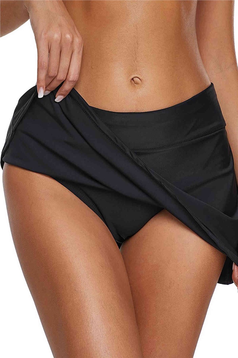 Sexy Lacey short skirt with bikini - Black # 310342