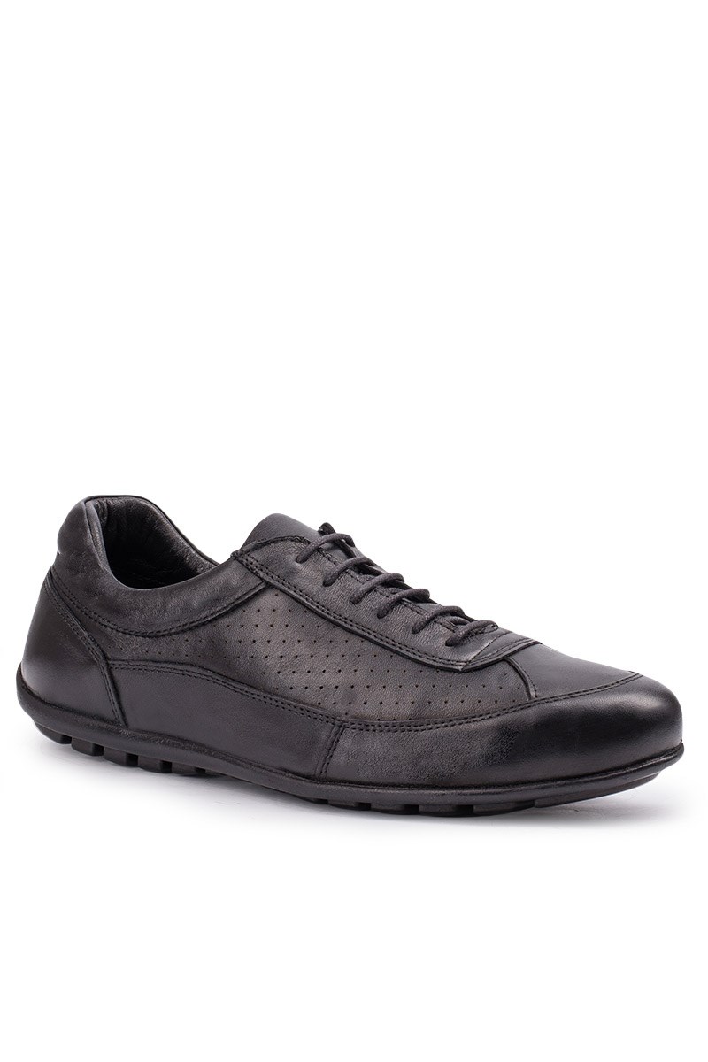 Sapatos masculinos de couro ANTONIO GARCIA - Preto 202108355669