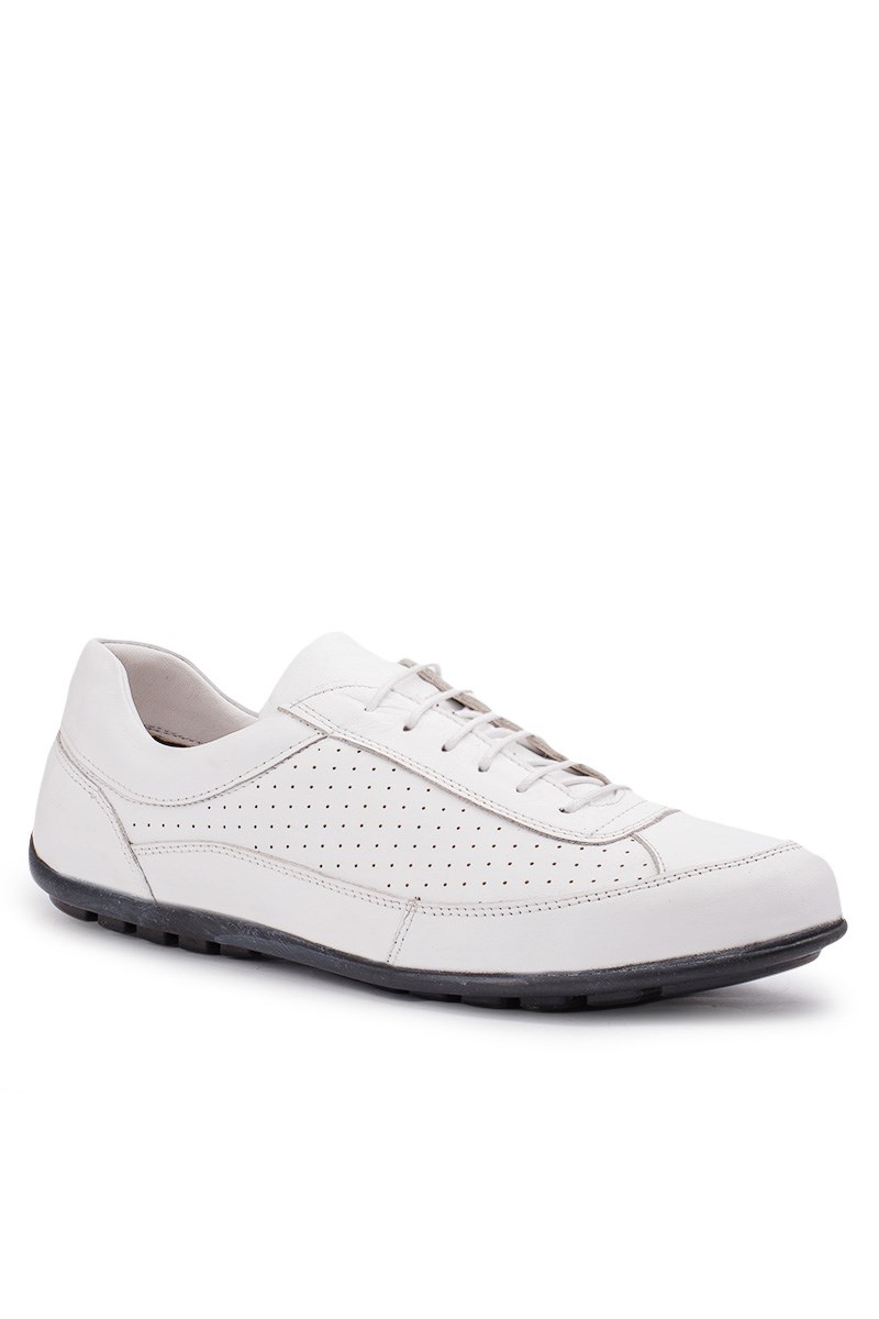 Sapatos masculinos de couro ANTONIO GARCIA - Branco 202108355671