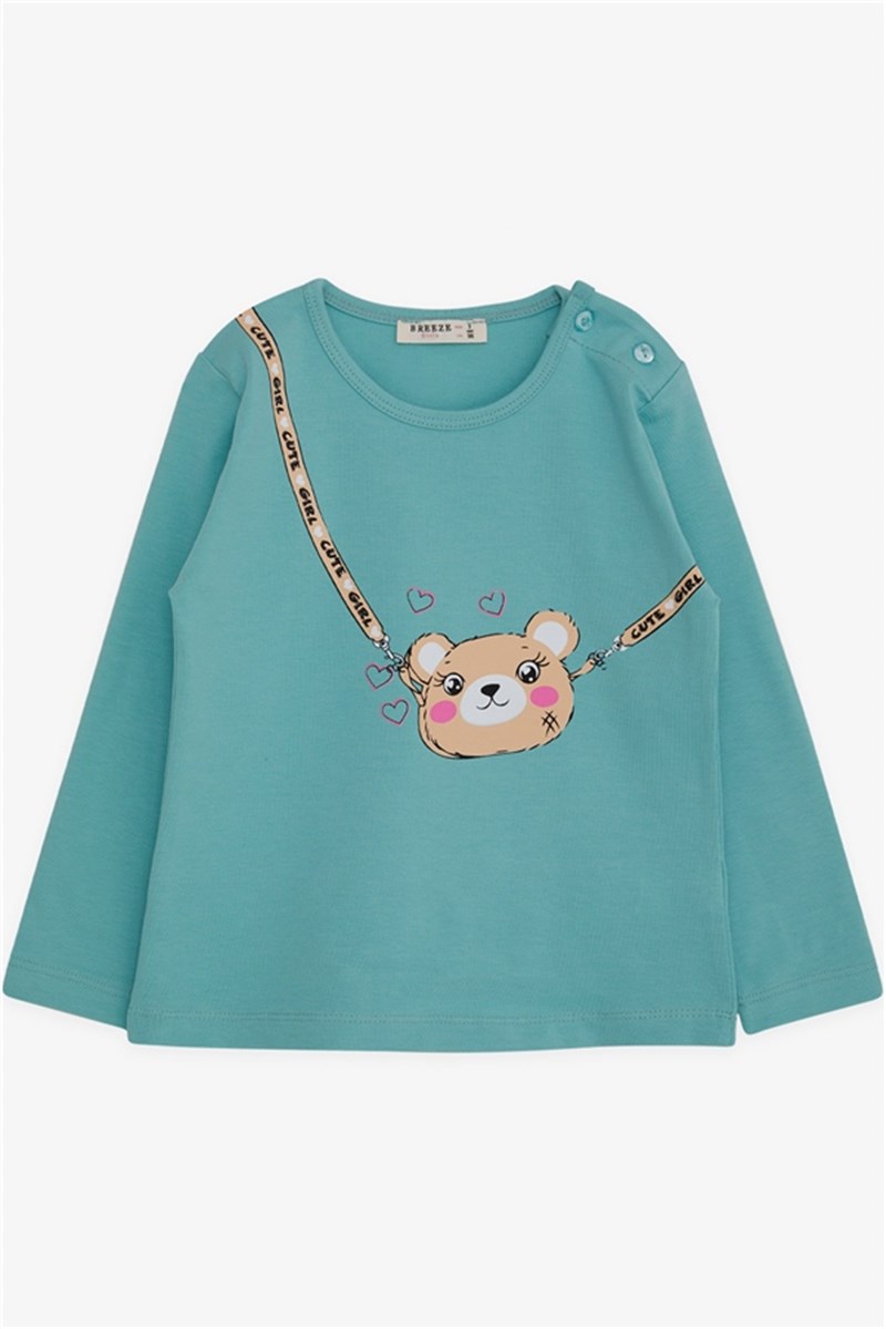 Children's blouse for girls - Mint #396436