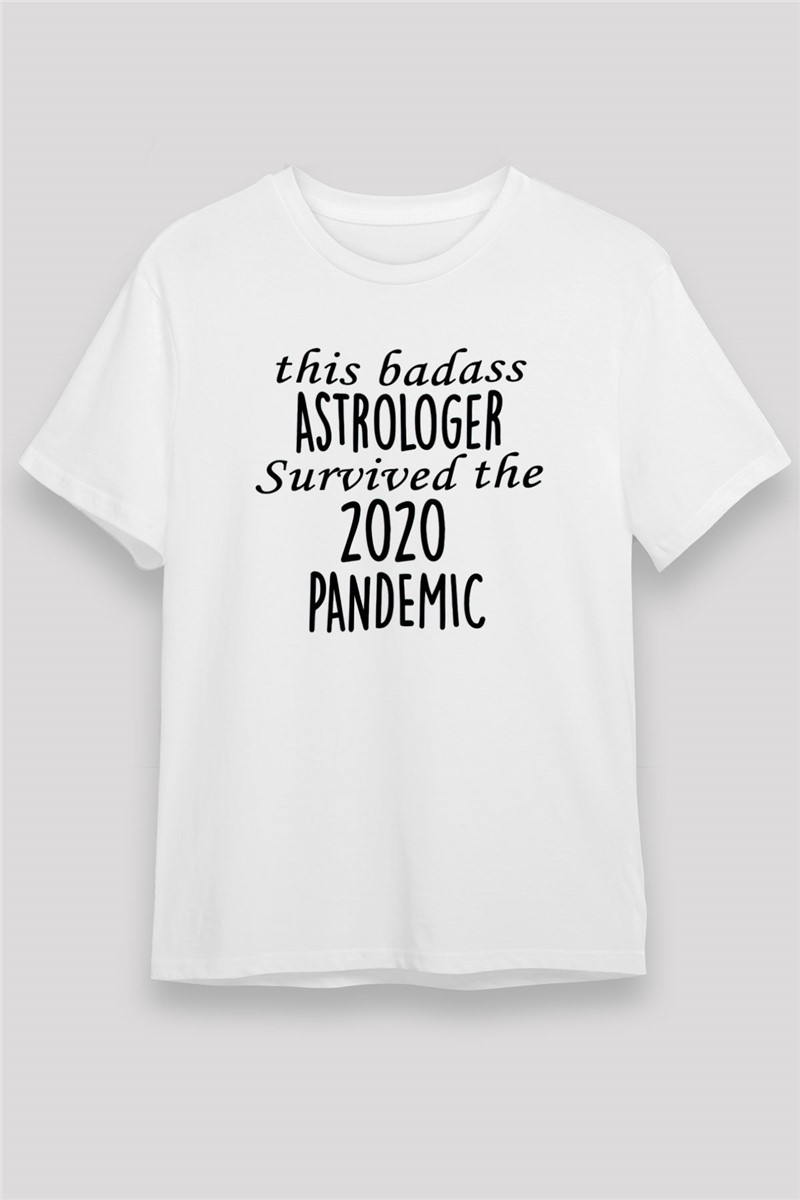 Unisex Print T-Shirt - White #372505