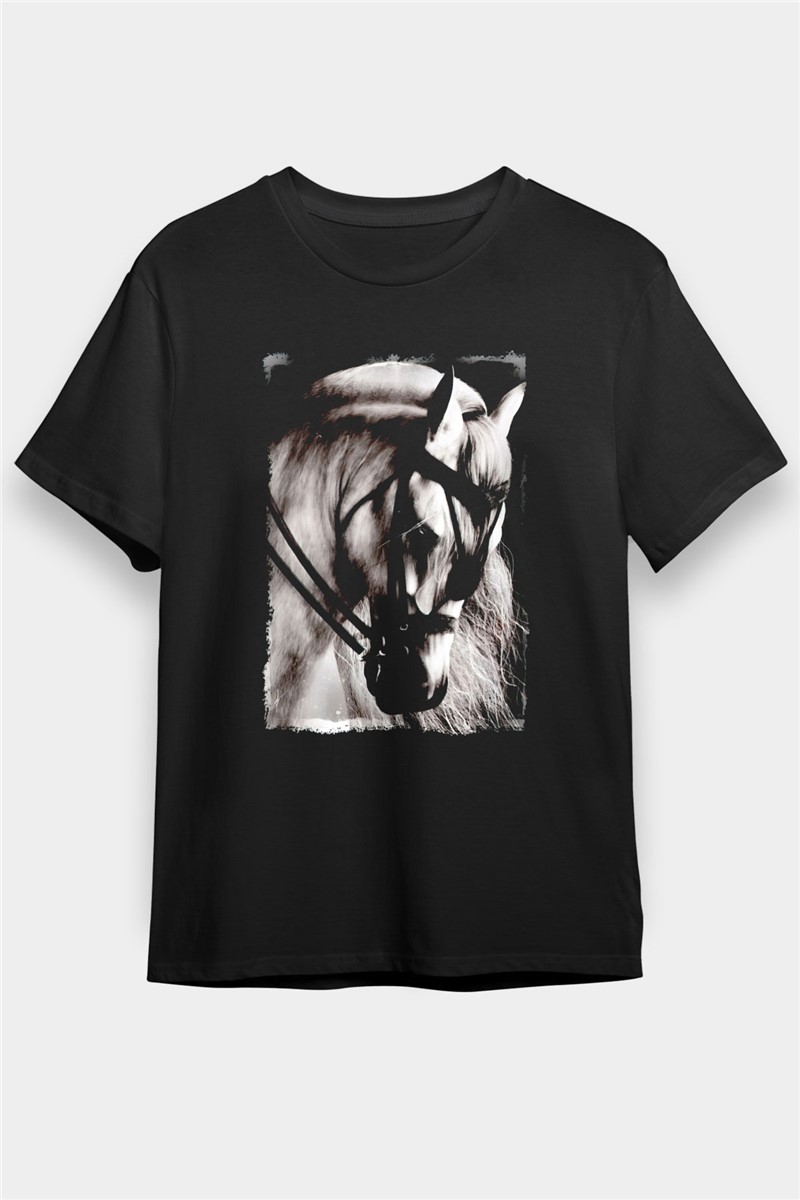 Unisex majica s printom - crna #375510