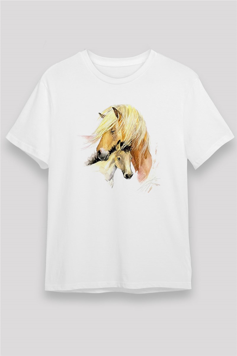 Unisex majica s printom - Bijela #373583
