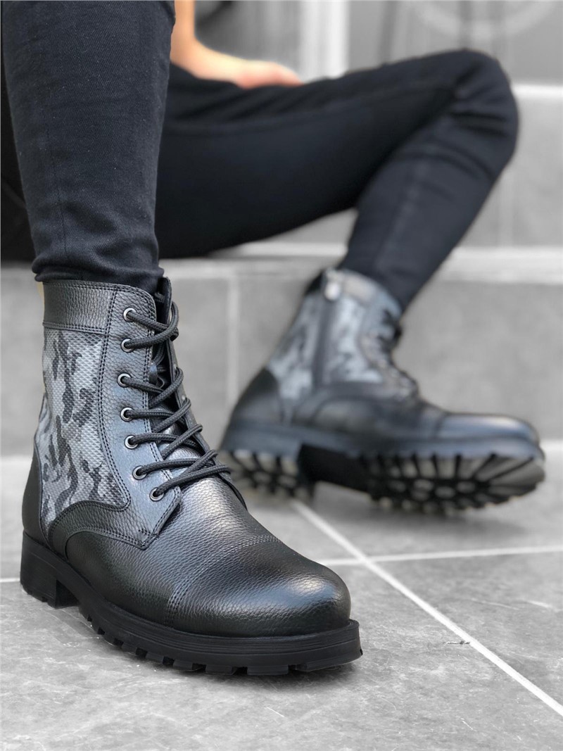 Men's sports boots BA0053 - Black #324959