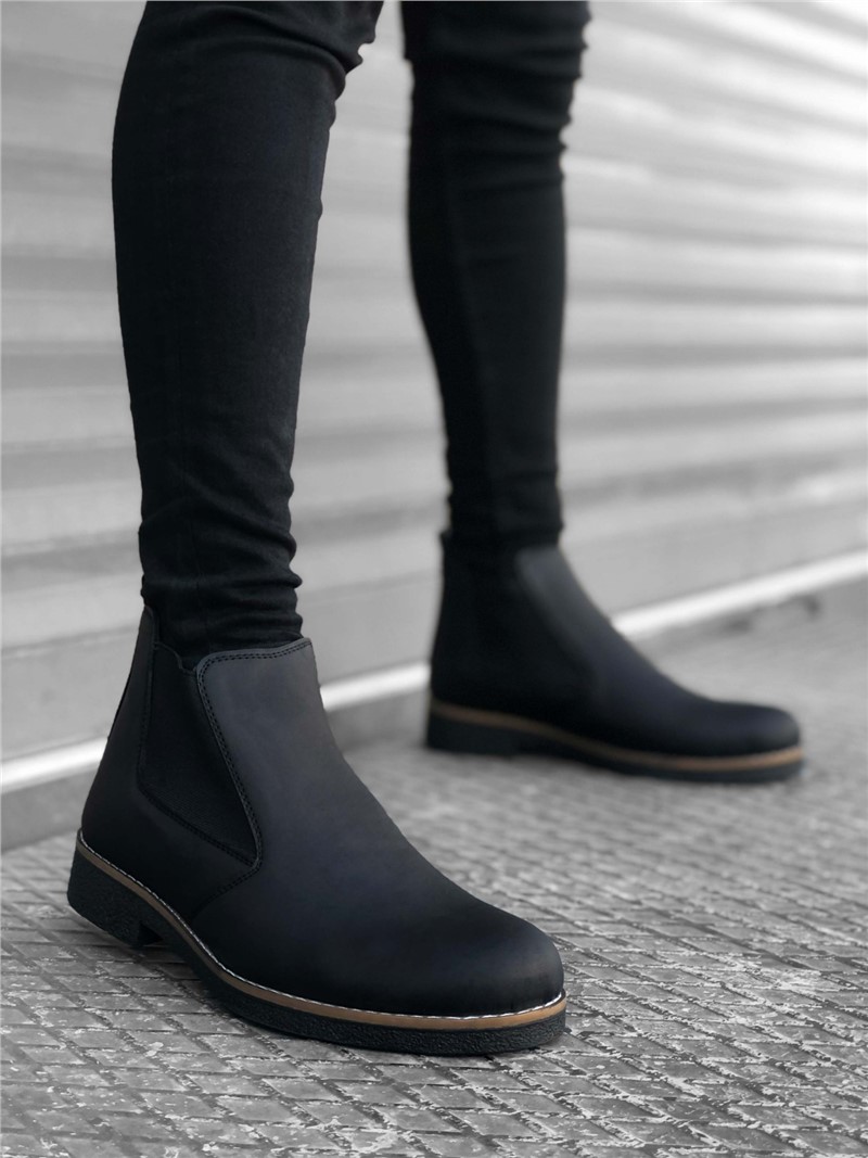 Men's boots BA0058 - Black #322150