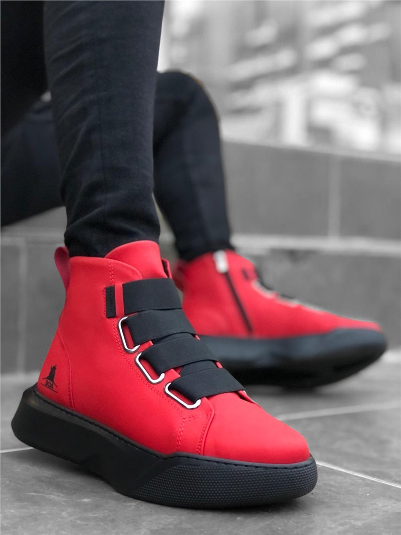 Men's sports boots BA0142 - Red # 322263