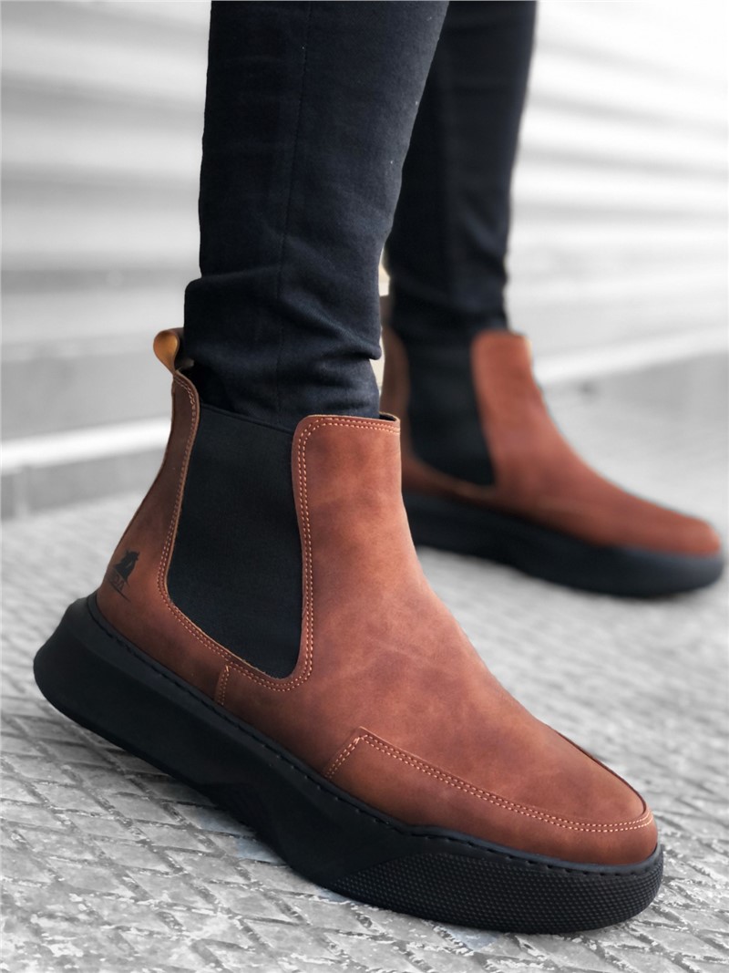 Botas esportivas masculinas BA0150 - Taba #322278