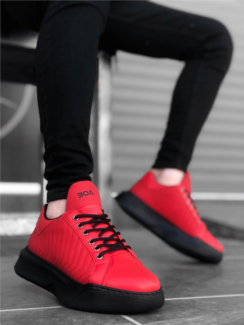 Calçados Esportivos Masculinos BA0162 - Vermelho #322315