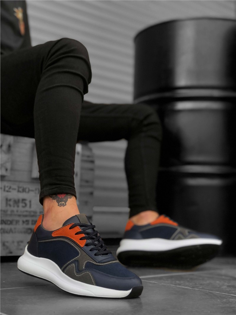 Men's casual shoes BA0174 - Dark blue # 322365