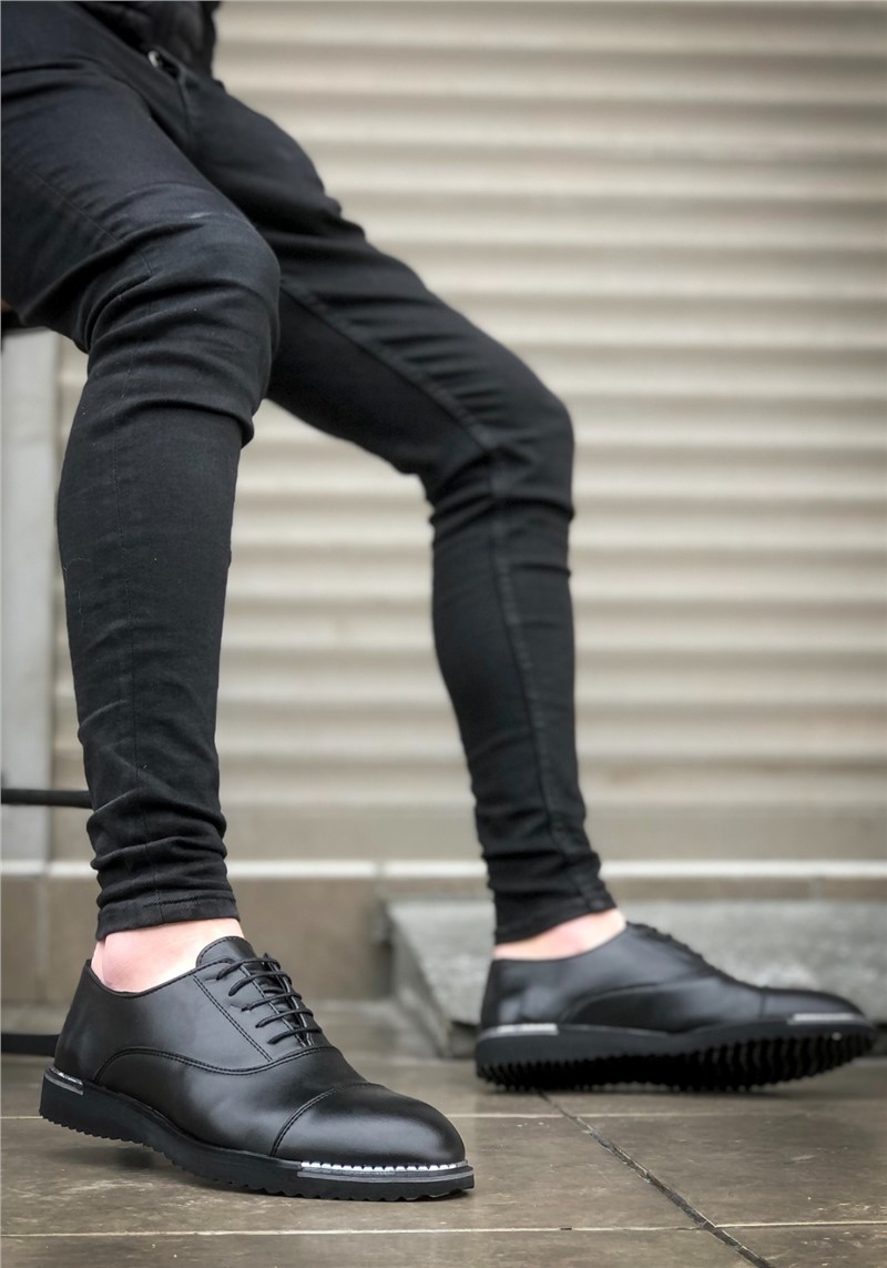 Men's casual shoes BA0197 - Black #328634